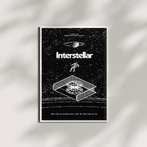Art Canvas Painting Interstellar Movie Wall Poster and Print Picture Space Universe Astronaut Bedroom Home Art Decoration