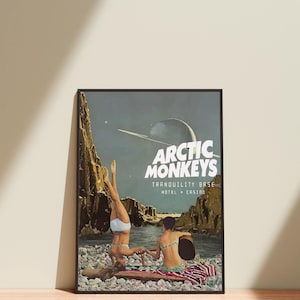 Poster della copertina dell&#39;album AM degli Arctic Monkeys: arredamento per la casa indie rock