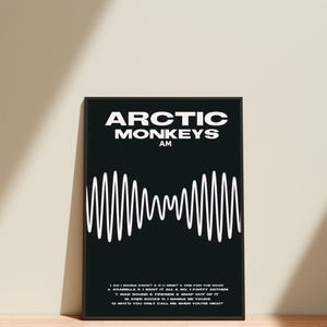 Arctic Monkeys Poster: Retro Rock Band Wall Art