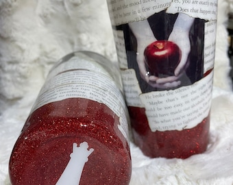 Twilight inspired Tumbler cup with book pages