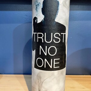The X-Files inspired epoxy tumbler cup
