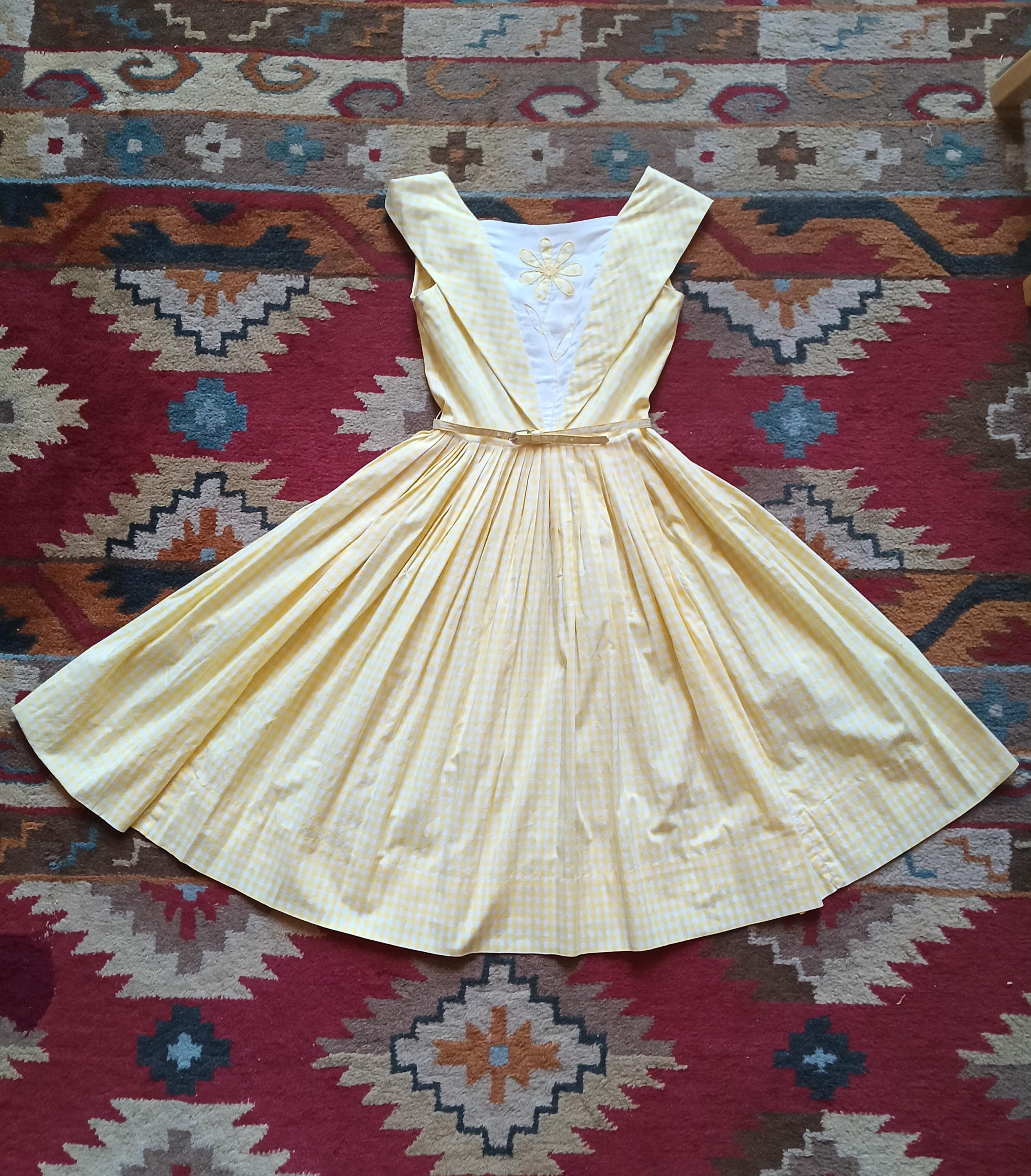 50s Gold Dress