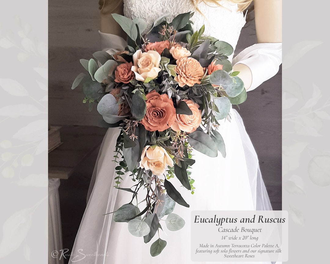 Cascade Bridal Bouquet by LA Roots