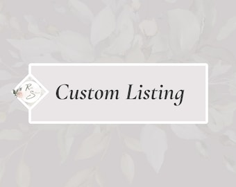 Custom order for Jessica