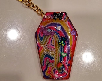 Llavero inspirado en Lisa Frank