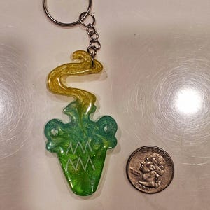 Zodiac sign keychain (Aquarius)