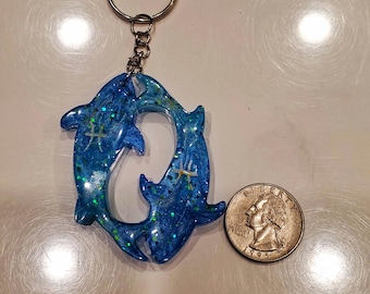 Llavero con el signo del zodíaco (Piscis)