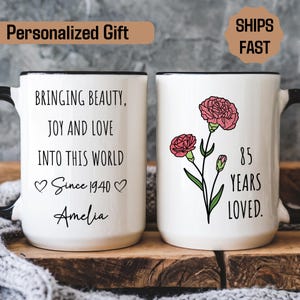 85th Birthday Mug - Etsy
