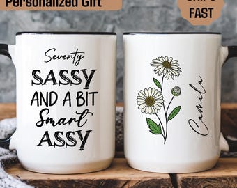 Funny 70th Birthday Mug, 70th Birthday Mug for Her, 70th Birthday Gifts, Seventy Birthday Gifts,  70th Birthday Coffee Mug, Gigi Mimi Gift
