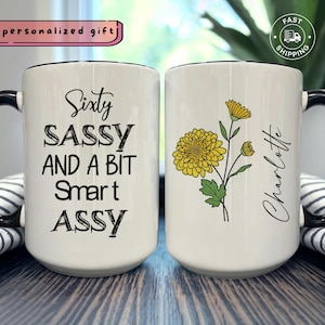 Funny 60th Birthday Mug, 60th Birthday Mug for Women, 60th Birthday Gifts, Sixty Birthday Gifts,  60th Birthday Coffee Mug, Funny 60th Mug