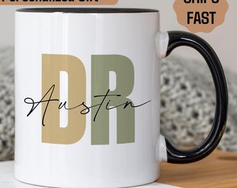 Personalized Doctor Coffee Mug, Doctor Gift, Doctor Coffee Cup, Gift For Doctor, Custom Doctor Name Mug,  Doctor Graduation Gifts, Dr Gifts