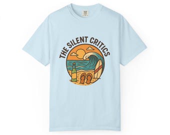 Camiseta unisex con estampado "The Silent Critics Summer Beach Vibes"