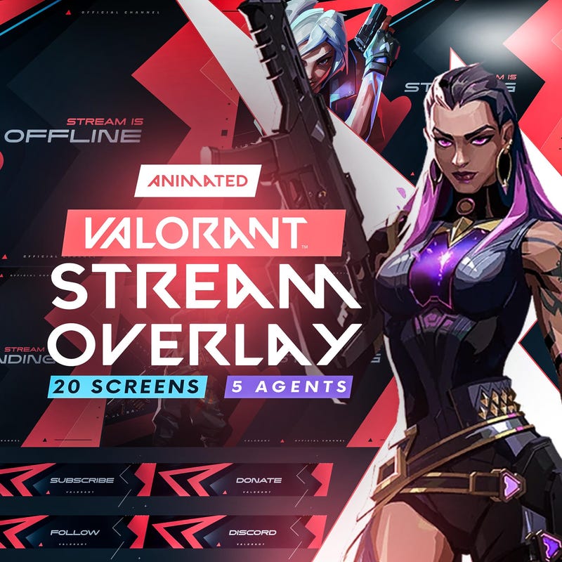 Animated Valorant Overlay