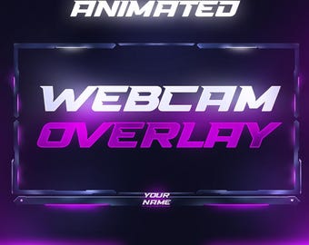 Animated Webcam Overlay |  Facecam Overlay