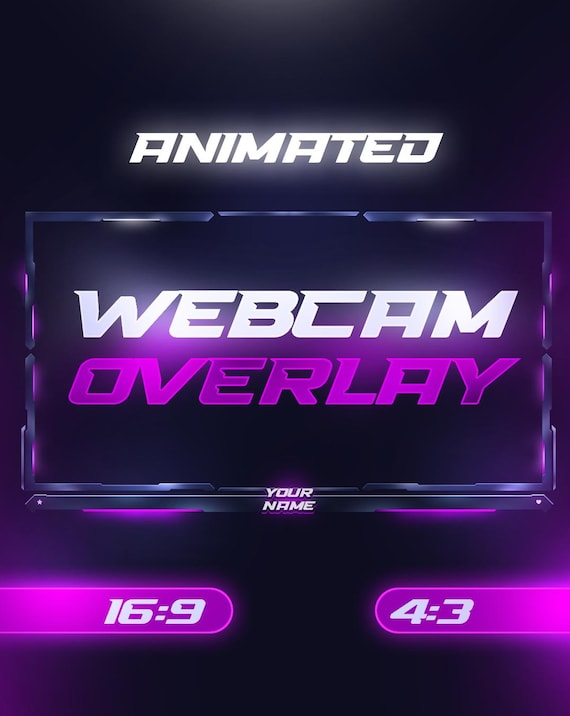 Animated Webcam Overlay |  Facecam Overlay