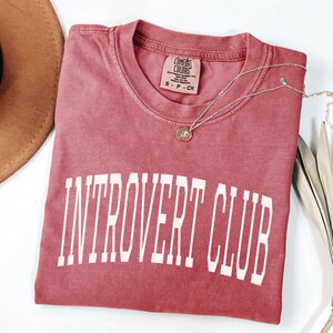Introvert Club Shirt, Funny Introvert T-Shirt, Gift for Introverts, Casual Graphic Tee, Comfortable Introvert Shirt, Trendy Introvert