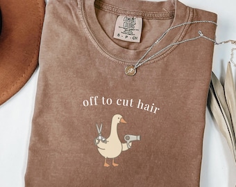 Comfort Colors® Lustiges Friseur-Gan-Shirt, Friseur-Geschenk, Friseur-Muttertagsgeschenk, niedliches Salon-T-Shirt