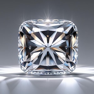 Princess Cut Moissanite Loose Stone with GRA | D Color VVS1 | Square Brilliant Cut | Jewelry & Engagement Stone