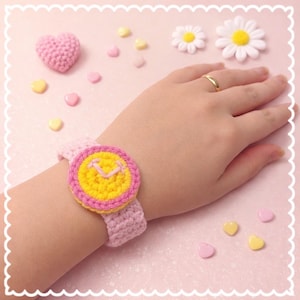 Crochet Watch Bracelet Pattern PDF | DIY Crochet Jewelry Tutorial | Beginner-Friendly Crochet Watch Strap | Instant Download