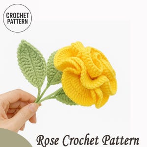 Crochet Rose Pattern PDF: Easy DIY Flower Tutorial