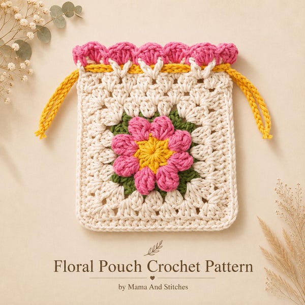 Crochet Penny Pouch Pattern PDF | DIY Small Coin Purse Crochet Tutorial | Beginner-Friendly Crochet Accessory | Crochet Mini Bag Pattern
