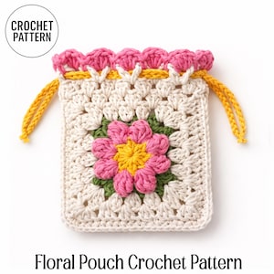 PDF häkeln Penny Pouch | DIY Kleine Geldbörse Häkelanleitung | Anfängerfreundliches Häkelzubehör | PDF Anleitung für eine gehäkelte Tasche