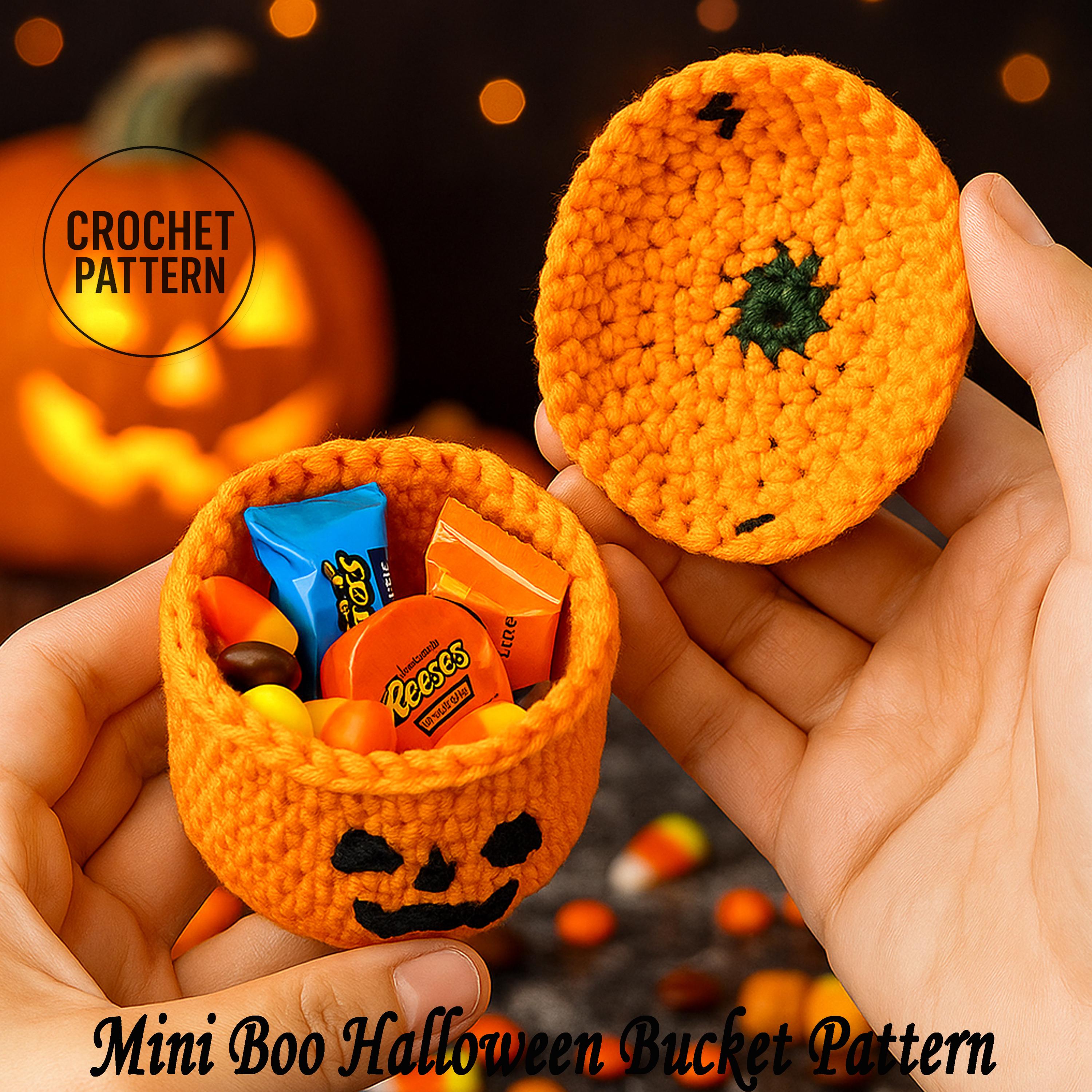Boo Bucket Crochet Pattern