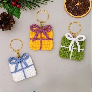 Ornement de Noël au crochet, décoration de Noël faite main, joli modèle d'ornement festif au crochet, modèle de cadeau de Noël au crochet (PDF) image 4