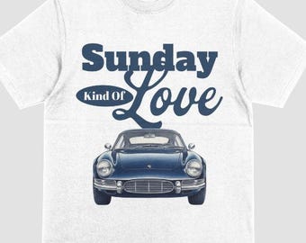 Retro "Sunday Kind of Love" Car Tee - Comfort Colors Unisex T-Shirt