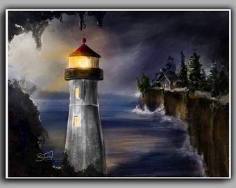 Lighthouse View Print