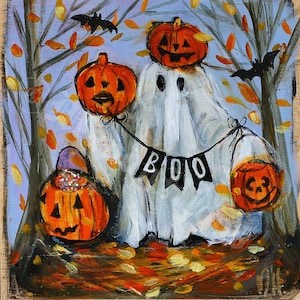 Costume Party Ghost (Large) By Mandy Higgs