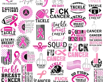 Cancer Awareness Svg, Cricut, Png, Svg, Sublimation, Breast Cancer SVG Bundle, Cancer SVG, Cancer Ribbon Svg, Breast Cancer Shirt, cut file,