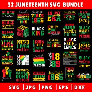 Bundle Juneteenth PNG SVG, mois de l'histoire des Noirs, célébrer 1865, nous sommes l'histoire des Noirs, roi noir nutrition svg, svg 1865, célébrer Juneteenth