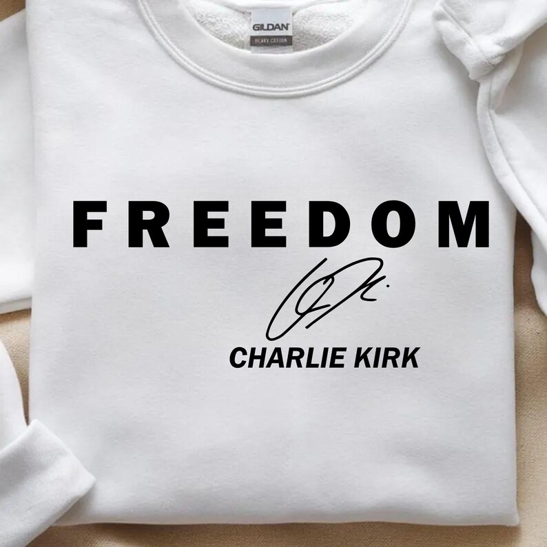 Charlie Kirk Freedom PNG, Charlie Kirk SVG y PNG, descarga instantánea ...