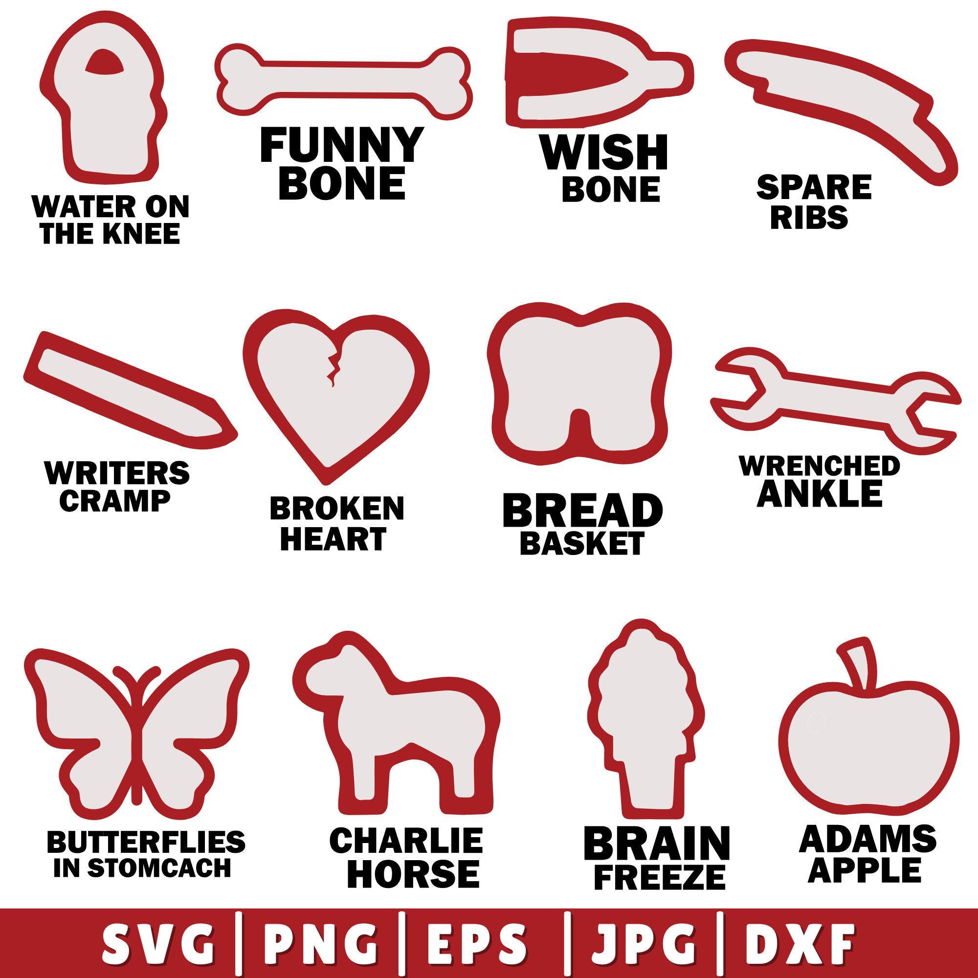 printable operation game pieces - etsy