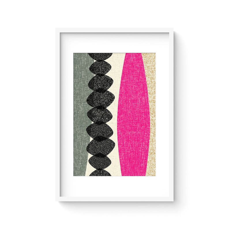 CHRYSALIS No.47 Giclee Print Mid Century Modern Modernist Etsy Canada