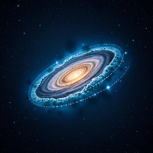 Spiralgalaxie Poster - Kosmische Swirl Wandkunst, Universum Druck, Weltraumästhetik, Sternenhimmel-Dekor