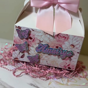 Boîte à bonbons papillon