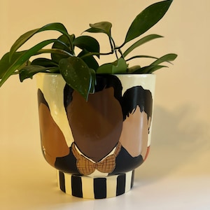 Black Cinema Series: 90s Classic | Boomerang -  Indoor decorative planter - 6" Collectible Art | Free shipping