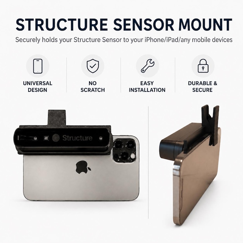StructMount universal Structure Sensor bracket