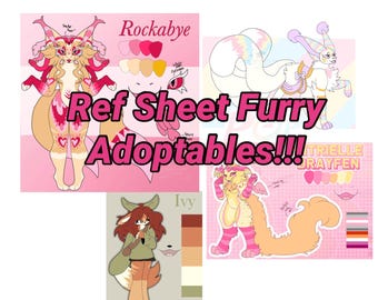 Vollständige Referenz Furry Character Adoptables