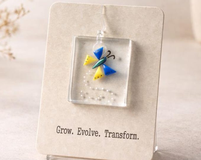 Butterfly Fused Glass Suncatcher: Little Gift of Kindness