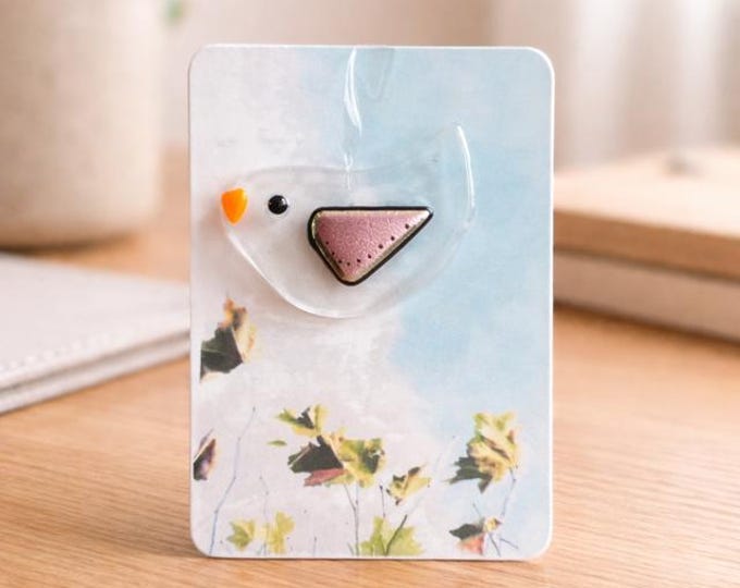 Fused Glass Bird Suncatcher: Little Gift of Kindness