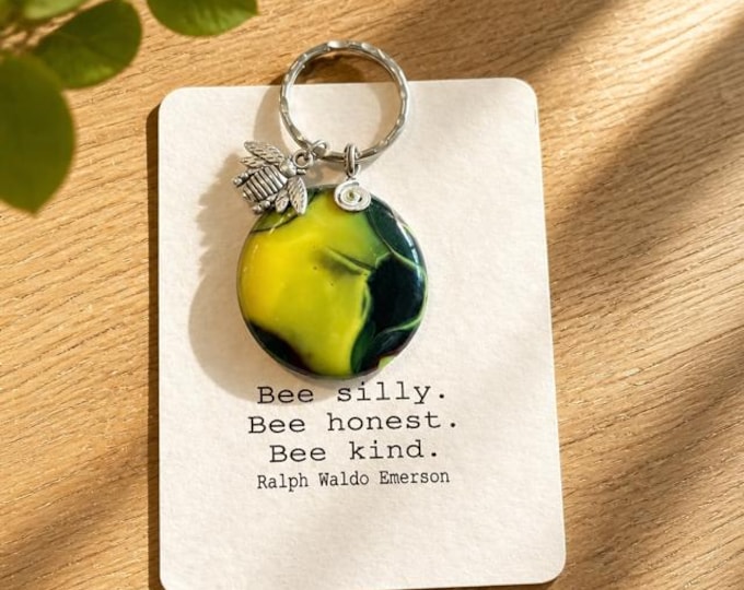 Fused Glass Key Ring or Necklace, Inspirational Gift, Uplifting Gift, Sending a Blessing