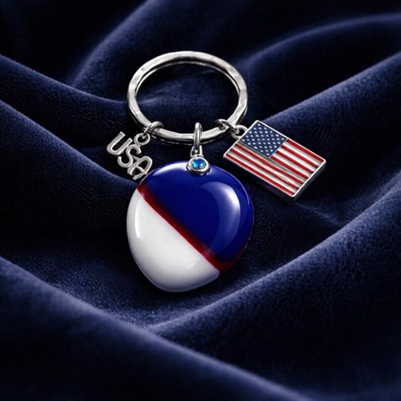 Amazing Glass Key Rings Fused Glass Key Ring, Inspirational Gift, Uplifting Gift, Proud ...