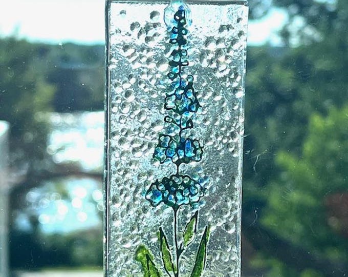 Fused Glass Sun Catcher, Botanicals Sun Catcher, Bringing the Outside In, Hanger Included, Gift boxed