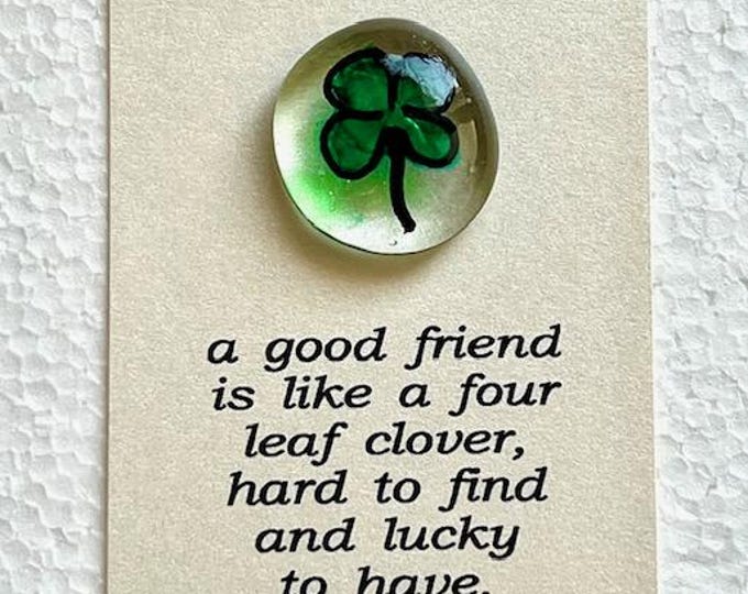 Nuggets of Wisdom, Positive Fused Glass Pocket Nugget, Comforting Gift, Inspirational Gift, Uplifting Pocket Hug, Sending a Blessing