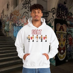 Ronaldo Hoodie, Sports Team Sweatshirt, Football Player Gift, Man Utd Juventus Real Madrid Al Nassr imagen 1