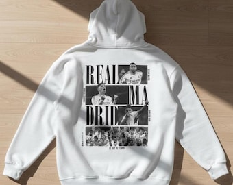 Real Madrid Hoodie | Football Club Photo Graphic Sweatshirt Mbappe Rodrygo Vini