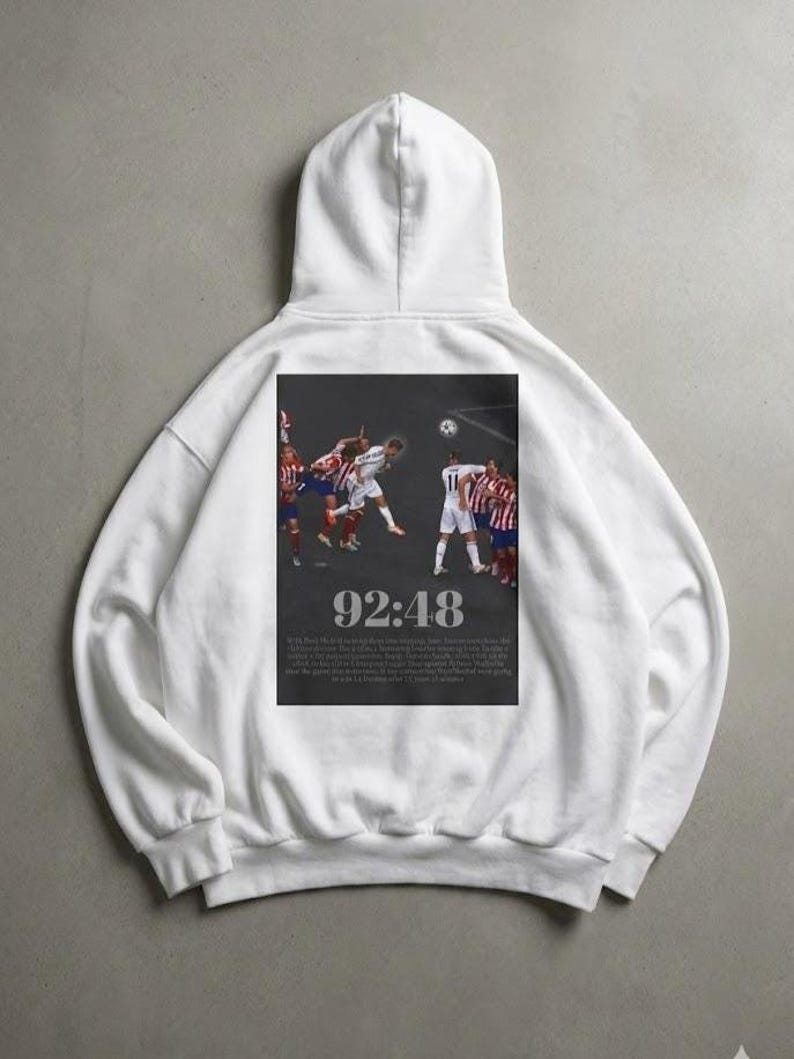 Sergio Ramos 93 Real Madrid Champions League Header Hoodie